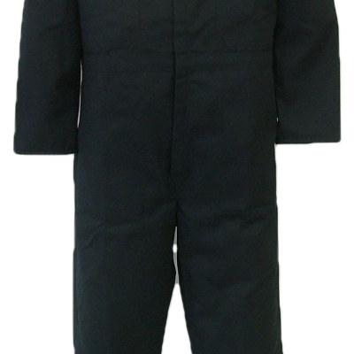 Long Sleeve coveralls. All coveralls are made with a durable 7.5 oz. 65% polyester/35% cotton blend twill fabric.  ~Made in Canada  ~two deep chest pocket (one with flap closure, one with pencil slot  ~two front pockets  ~two side openings for pant pocket access  ~two rear hip pockets  ~concealed 2-way, brass #5 YKK zipper   ~2 YKK domes at collar  ~expansion back feature  ~elastic in back  ~machine washable    Colours available:  navy, green, grey, black, tan and camouflage.  An additional surcharge will apply to camouflage.    Sizes and Pricing:  Available in Short and Regular lengths.  Size 36, 38, 40, 42 and 44 ~ $48.52  Size 46, 48, 50, and 52 ~ $54.20  Size 54, 56, 58, 60 and 62 ~ $59.90    Tall coveralls will be subject to a $2.80 surcharge.