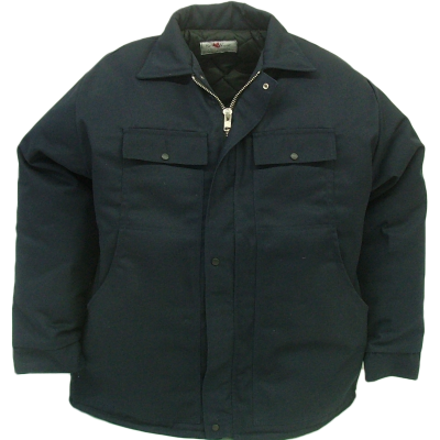 Quilt Lined Parka.  These parkas are made out of a durable 7.5 oz. 65%polyester/35% cotton blend twill fabric and lined with 5 oz. 100% polyester quilted lining.  ~Made in Canada  ~2 chest pockets  ~2 front patch pockets  ~one inside pocket  ~2-way #10 YKK nickel zipper  ~domed front flap zipper closure  ~adjustable domed cuffs    Available in navy    Sizes and Pricing:  Size S, M, L and XL ~ $82.67  Size XXL, and 3XL ~ $88.00    Tall sizes will have a $2.85 surcharge.