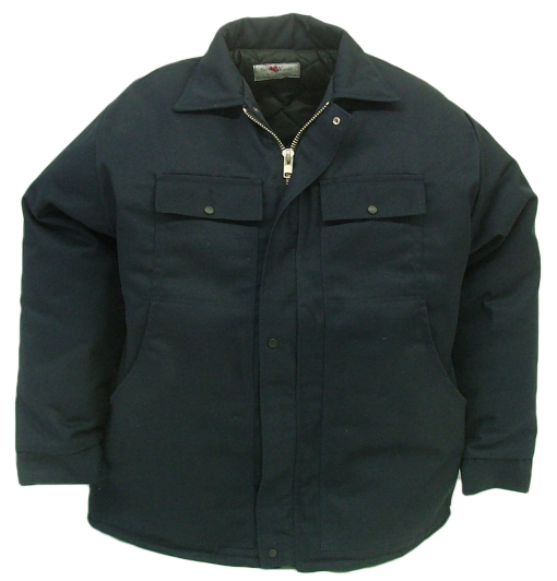 Quilt Lined Parka.  These parkas are made out of a durable 7.5 oz. 65%polyester/35% cotton blend twill fabric and lined with 5 oz. 100% polyester quilted lining.  ~Made in Canada  ~2 chest pockets  ~2 front patch pockets  ~one inside pocket  ~2-way #10 YKK nickel zipper  ~domed front flap zipper closure  ~adjustable domed cuffs    Available in navy    Sizes and Pricing:  Size S, M, L and XL ~ $82.67  Size XXL, and 3XL ~ $88.00    Tall sizes will have a $2.85 surcharge.